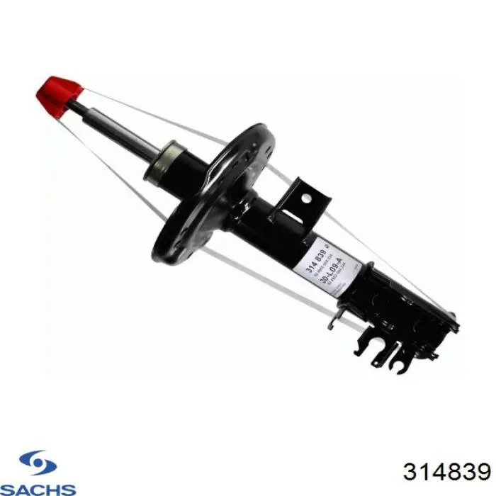 Amortyzator przedni lewy Sachs 314839 cena, od 113,37 USD