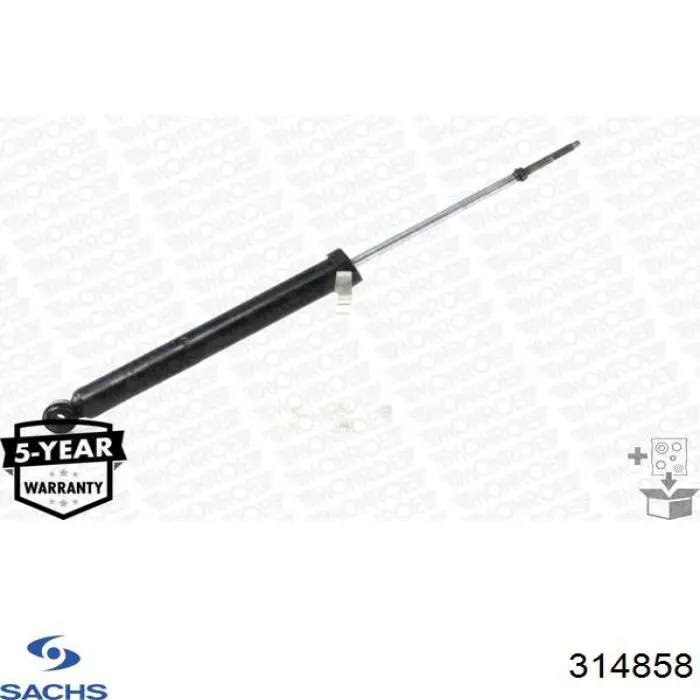 Amortyzator tylny Sachs 314858 cena, od 56,06 USD