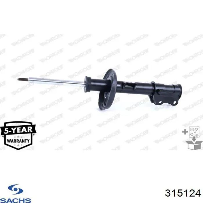 Do koszyka 315124 Sachs Amortyzator przedni prawy