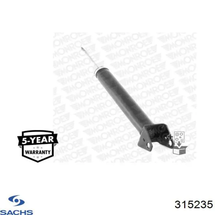 Amortyzator tylny Sachs 315235 cena, od 69,39 USD