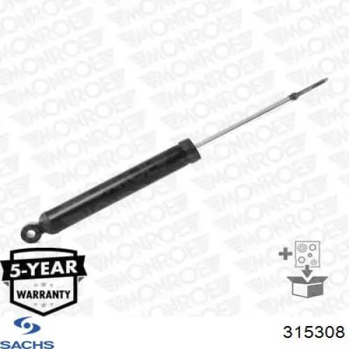 Amortyzator tylny Sachs 315308 cena, od 39,26 USD
