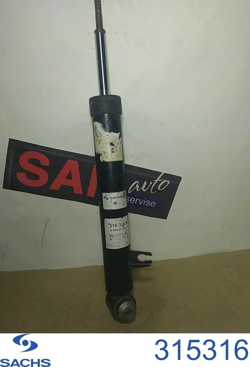 Amortyzator tylny prawy Sachs 315316 cena, od 58,09 USD