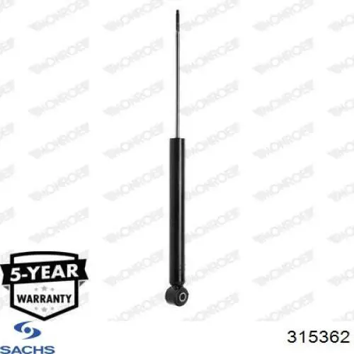 Amortyzator tylny Sachs 315362 cena, od 70,77 USD
