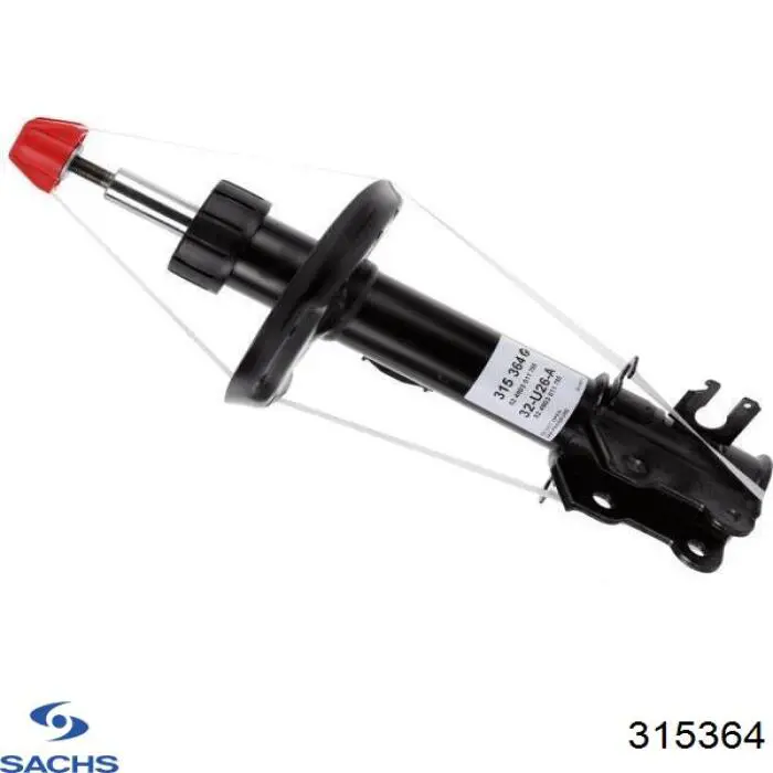 Amortyzator przedni prawy Sachs 315364 cena, od 67,67 USD