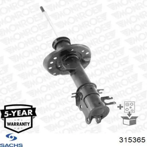 Do koszyka 51799794 Fiat/Alfa/Lancia Amortyzator przedni lewy