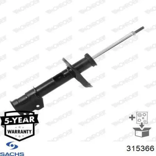 Do koszyka 51799787 Fiat/Alfa/Lancia Amortyzator przedni prawy