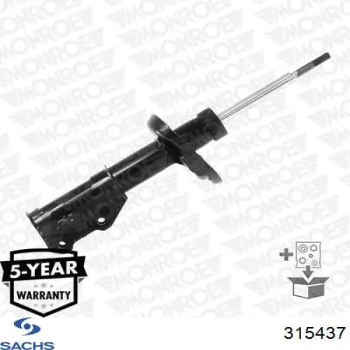 Do koszyka 315437 Sachs Amortyzator przedni lewy