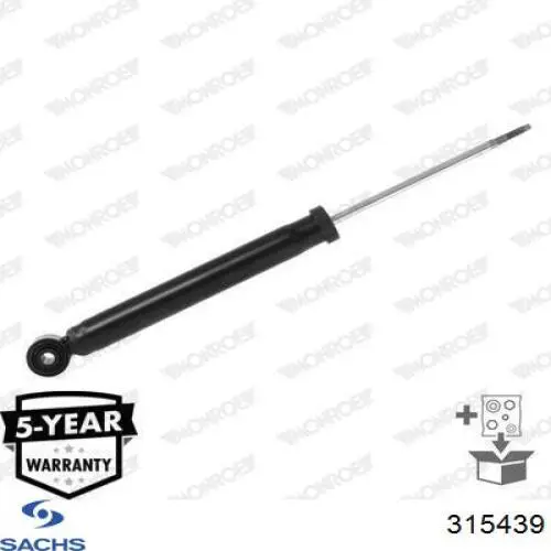Amortyzator tylny Sachs 315439 cena, od 43,65 USD
