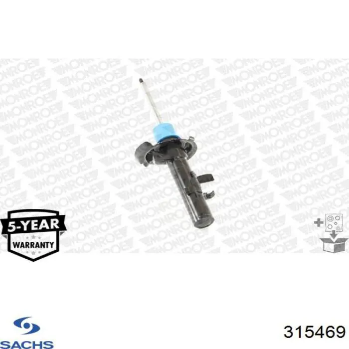 Do koszyka 315469 Sachs Amortyzator przedni lewy
