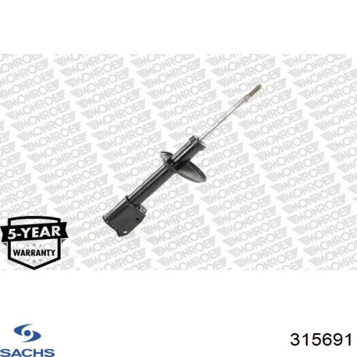 Amortyzator przedni Sachs 315691 cena, od 52,21 USD
