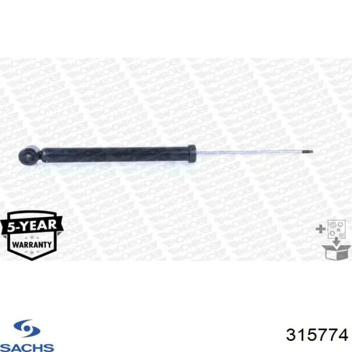 Amortyzator tylny Sachs 315774 cena, od 33,61 USD