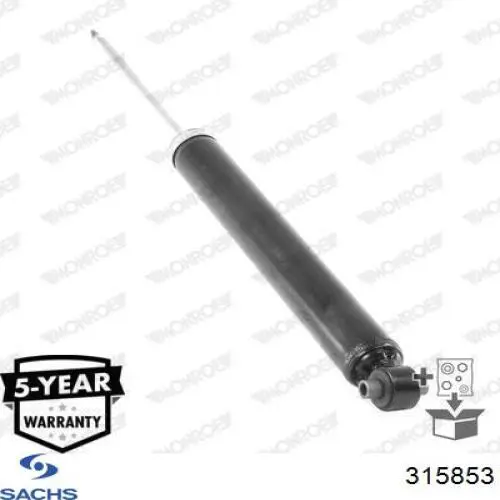 Amortyzator tylny Sachs 315853 cena, od 46,51 USD