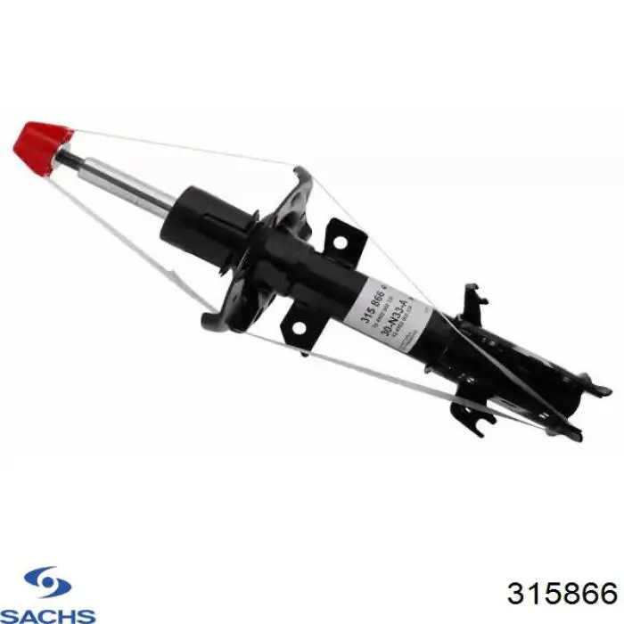 315866 Sachs Amortyzator przedni lewy