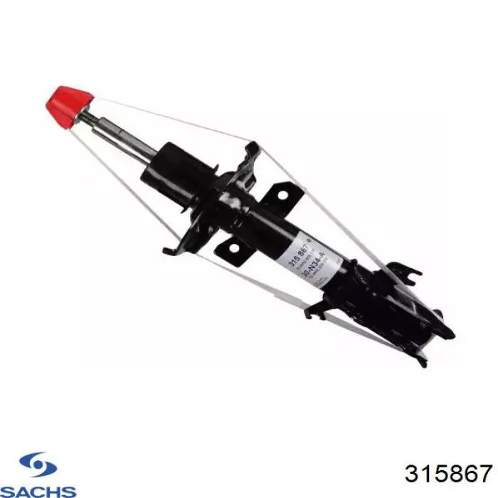 315867 Sachs Amortyzator przedni prawy