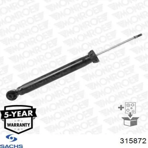 Amortyzator tylny Sachs 315872 cena, od 91,47 USD
