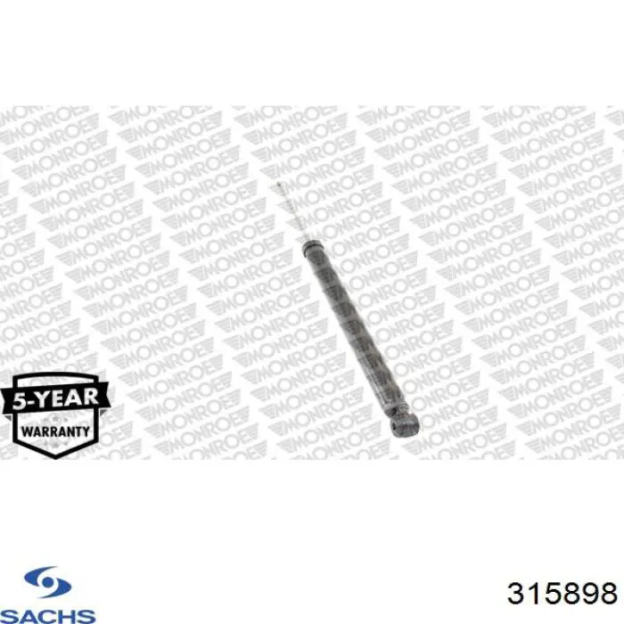 Amortyzator tylny Sachs 315898 cena, od 48,35 USD