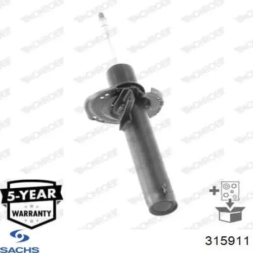 Do koszyka 315911 Sachs Amortyzator przedni