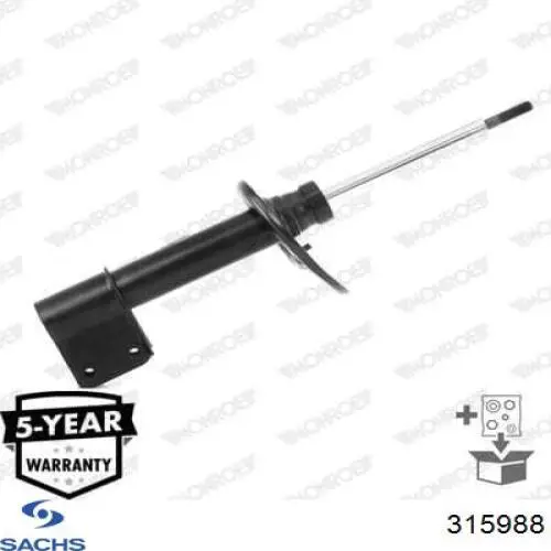 315988 Sachs Amortyzator przedni lewy