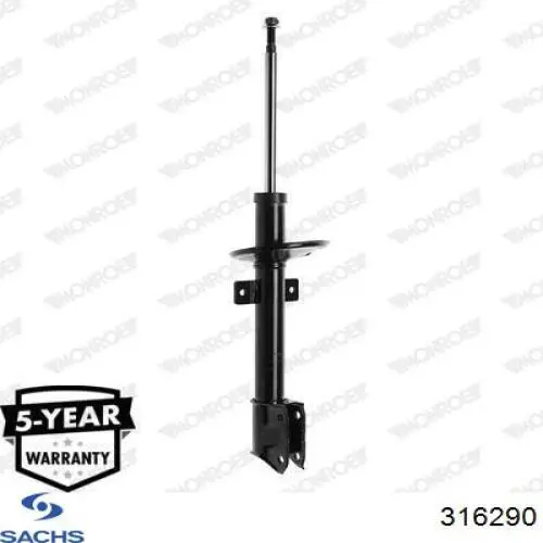 Amortyzator tylny Sachs 316290 cena, od 76,43 USD