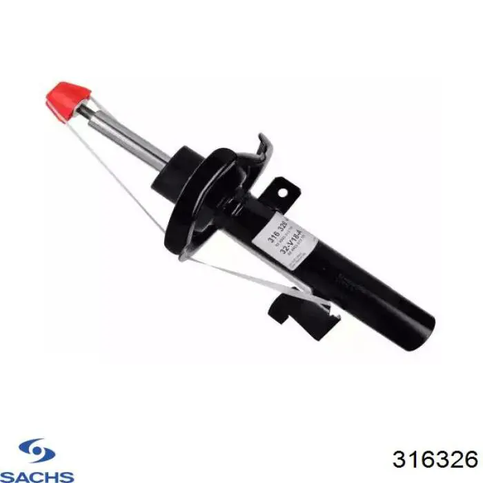 316326 Sachs Amortyzator przedni lewy