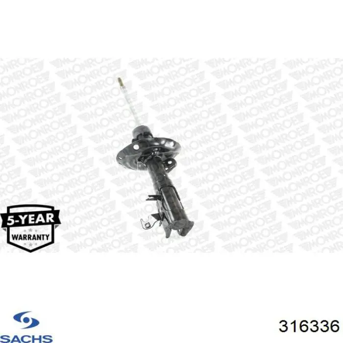 Amortyzator przedni lewy Sachs 316336 cena, od 61,97 USD