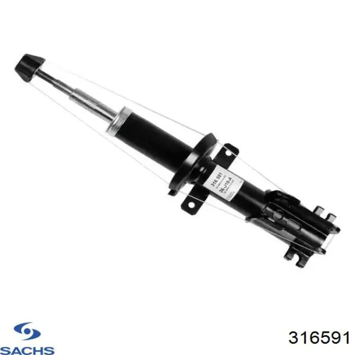316591 Sachs Amortyzator przedni
