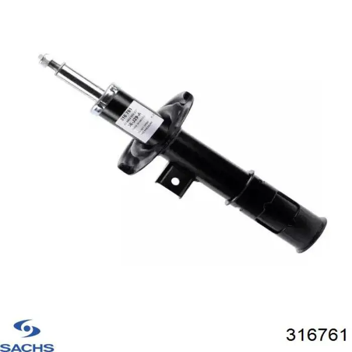 316761 Sachs Amortyzator przedni lewy