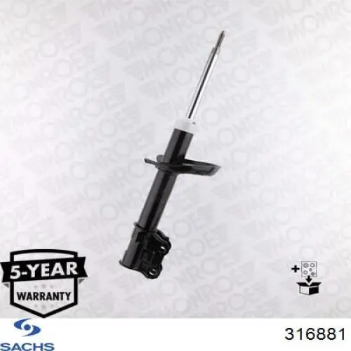 Amortyzator tylny Sachs 316881 cena, od 52,79 USD