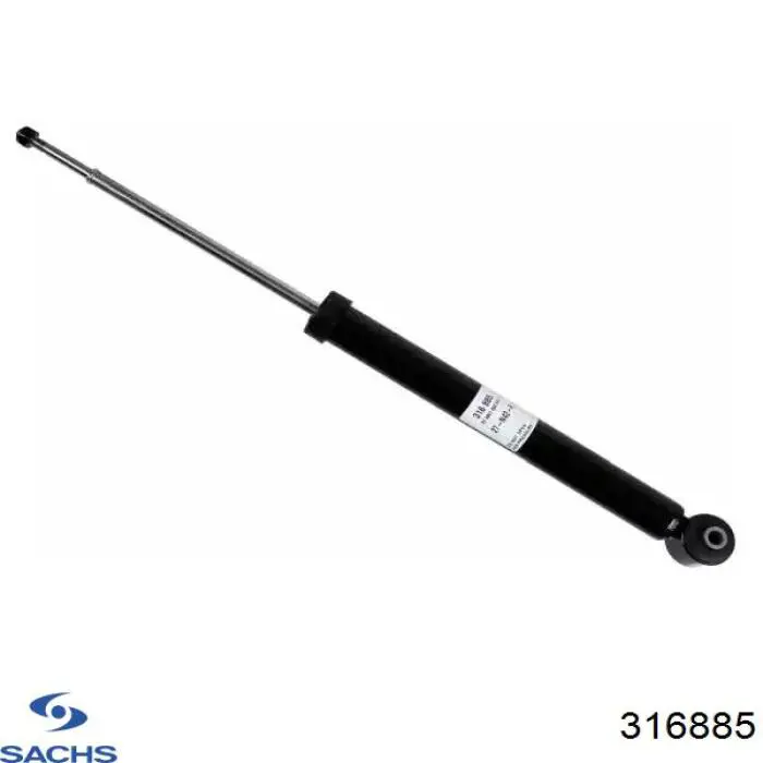 316885 Sachs Amortyzator tylny lewy