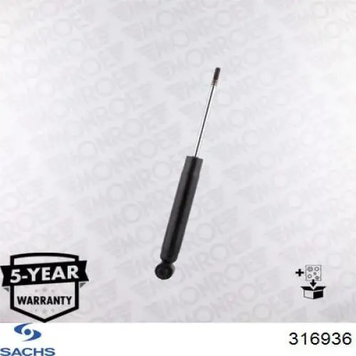 Amortyzator tylny Sachs 316936 cena, od 64,72 USD