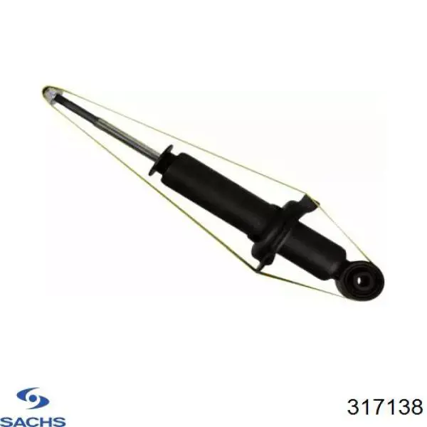 317138 Sachs Amortyzator tylny