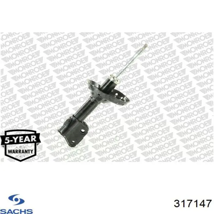 Amortyzator przedni lewy Sachs 317147 cena, od 61,90 USD