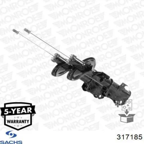 Amortyzator przedni lewy Sachs 317185 cena, od 61,88 USD