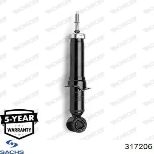 Amortyzator tylny prawy Sachs 317206 cena, od 57,17 USD