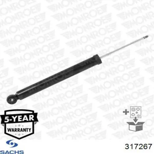317267 Sachs Amortyzator tylny