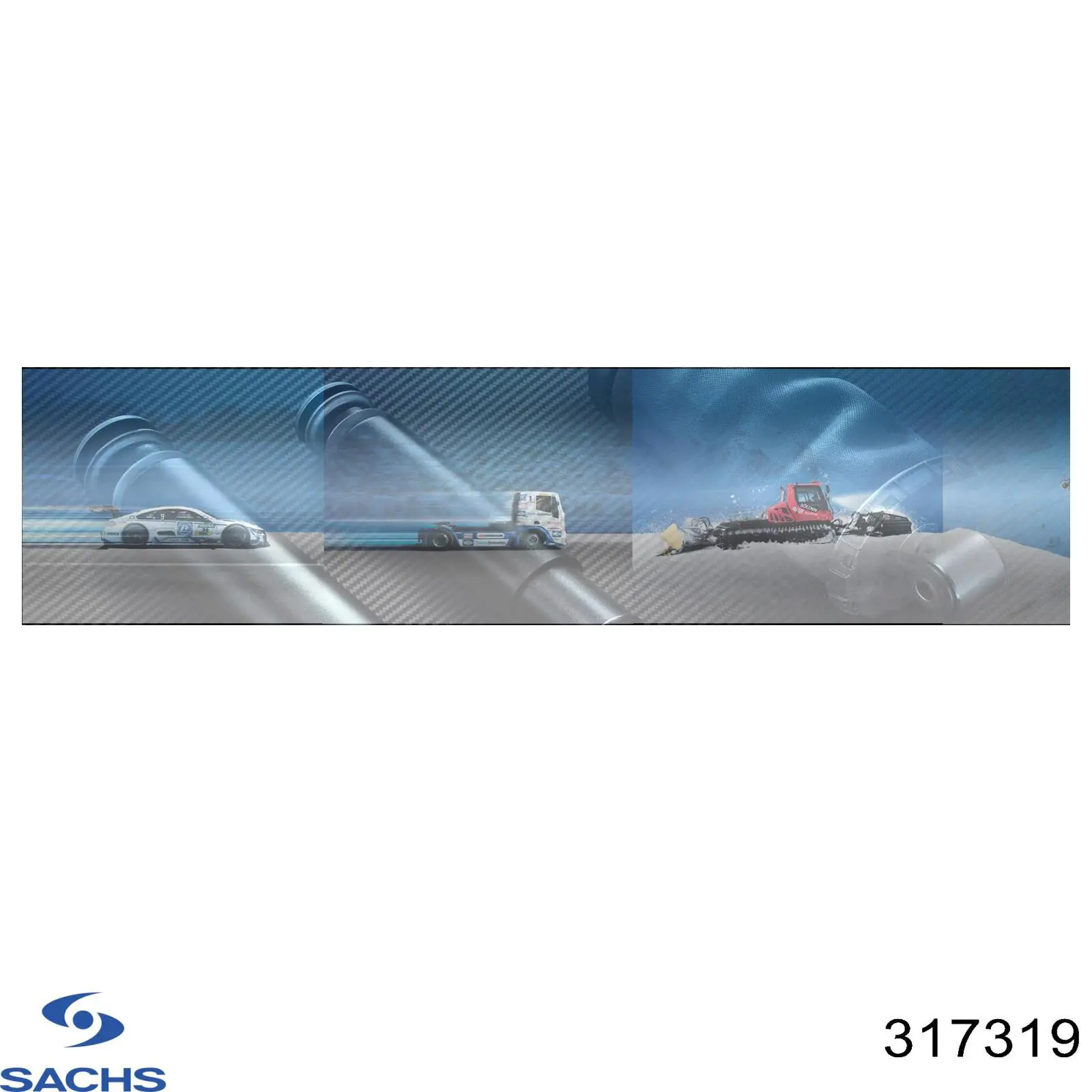 317319 Sachs Amortyzator tylny