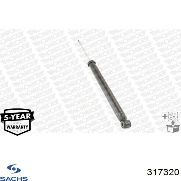 Amortyzator tylny Sachs 317320 cena, od 91,49 USD