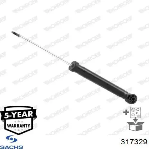 Amortyzator tylny Sachs 317329 cena, od 82,18 USD