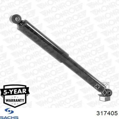 Amortyzator tylny Sachs 317405 cena, od 30,90 USD