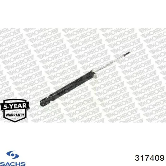 Amortyzator tylny Sachs 317409 cena, od 49,95 USD
