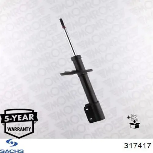 Amortyzator przedni Sachs 317417 cena, od 50,16 USD