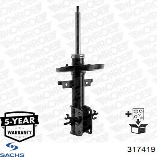 317419 Sachs Amortyzator przedni