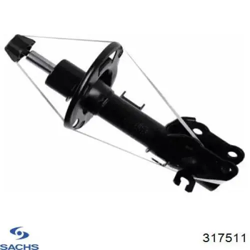 Amortyzator przedni lewy Sachs 317511 cena, od 70,52 USD
