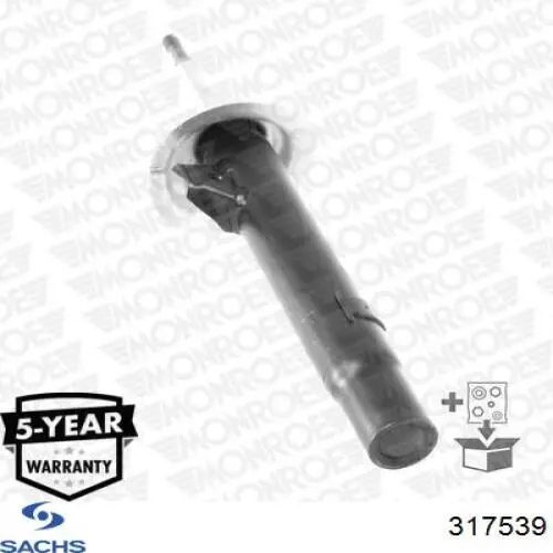 Amortyzator przedni lewy Sachs 317539 cena, od 140,23 USD