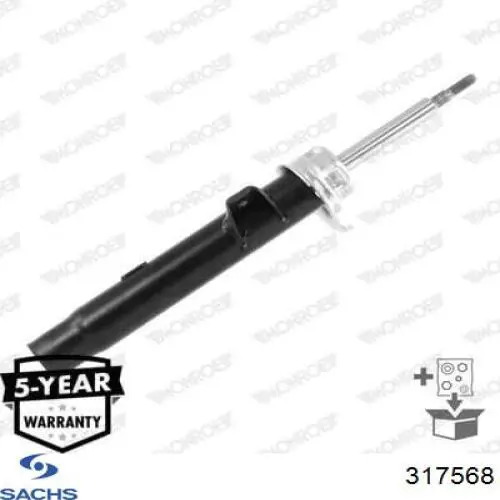 317568 Sachs Amortyzator przedni prawy