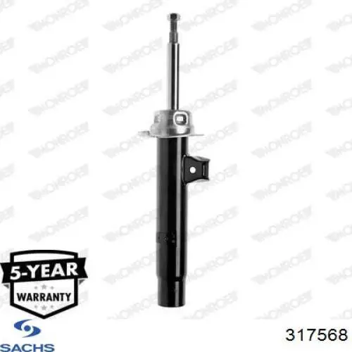 Amortyzator przedni prawy Sachs 317568 cena, od 52,63 USD