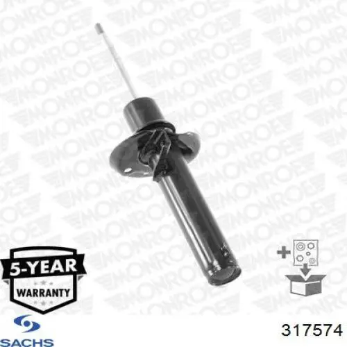 Do koszyka 317574 Sachs Amortyzator przedni