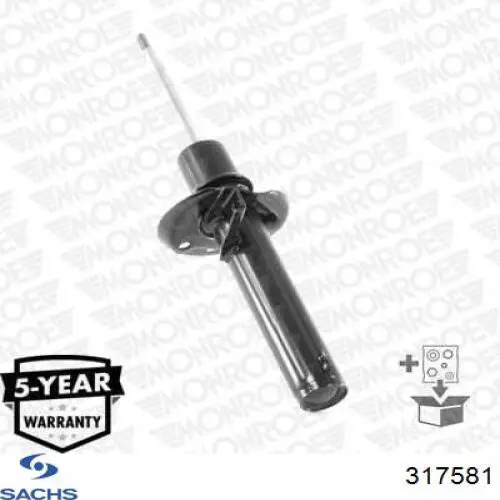 Do koszyka 317581 Sachs Amortyzator przedni