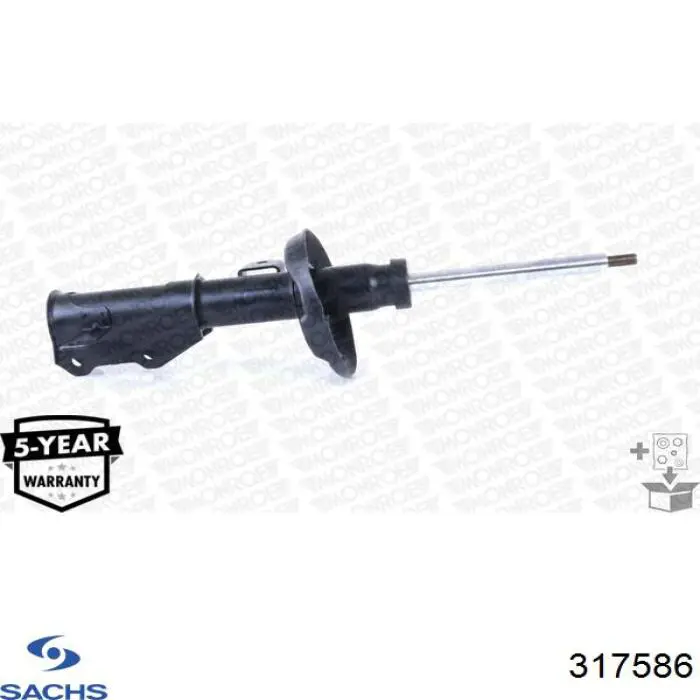 Amortyzator przedni lewy Sachs 317586 cena, od 88,73 USD