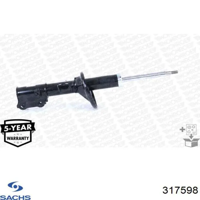 Amortyzator przedni lewy Sachs 317598 cena, od 50,21 USD
